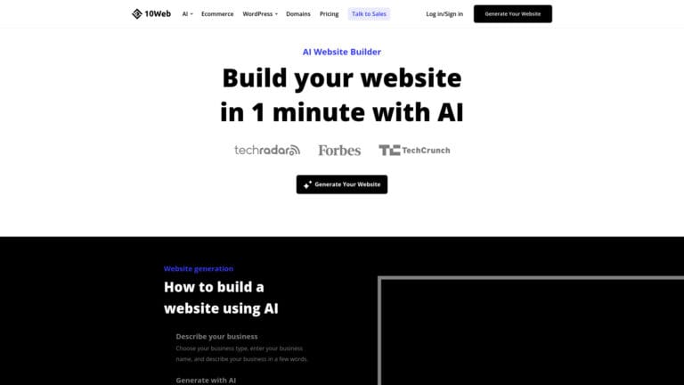 Advanced 10web AI Tool Review