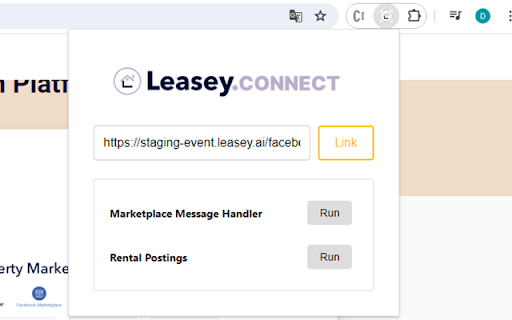 Facebook Marketplace Rental Listings Automation ai chrome extension logo