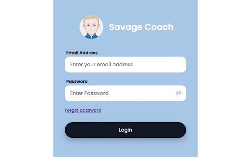 The Savage Coach ai chrome extension logo