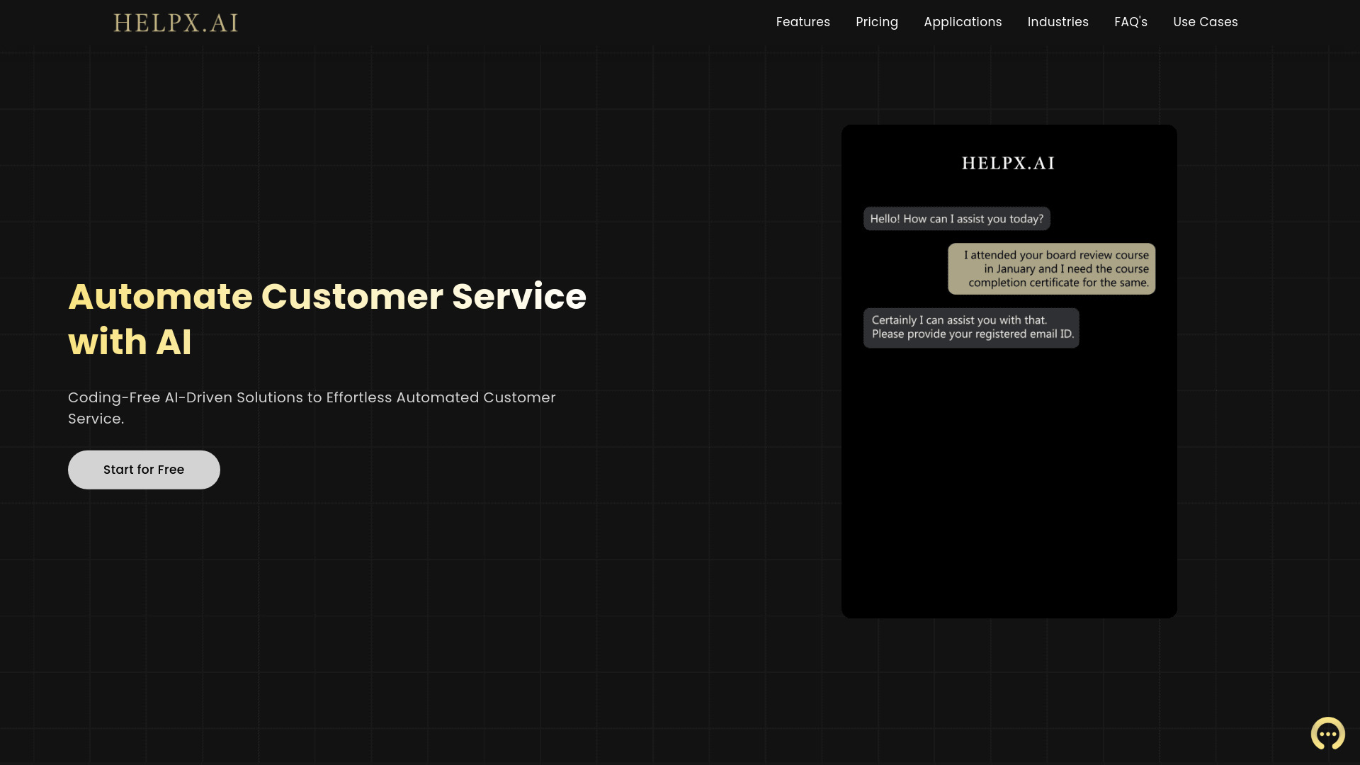 Helpx.ai logo