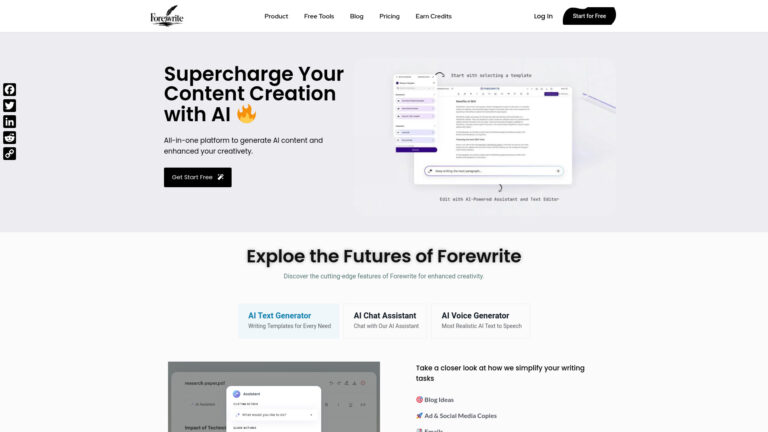 Top Forewrite AI Tool Review