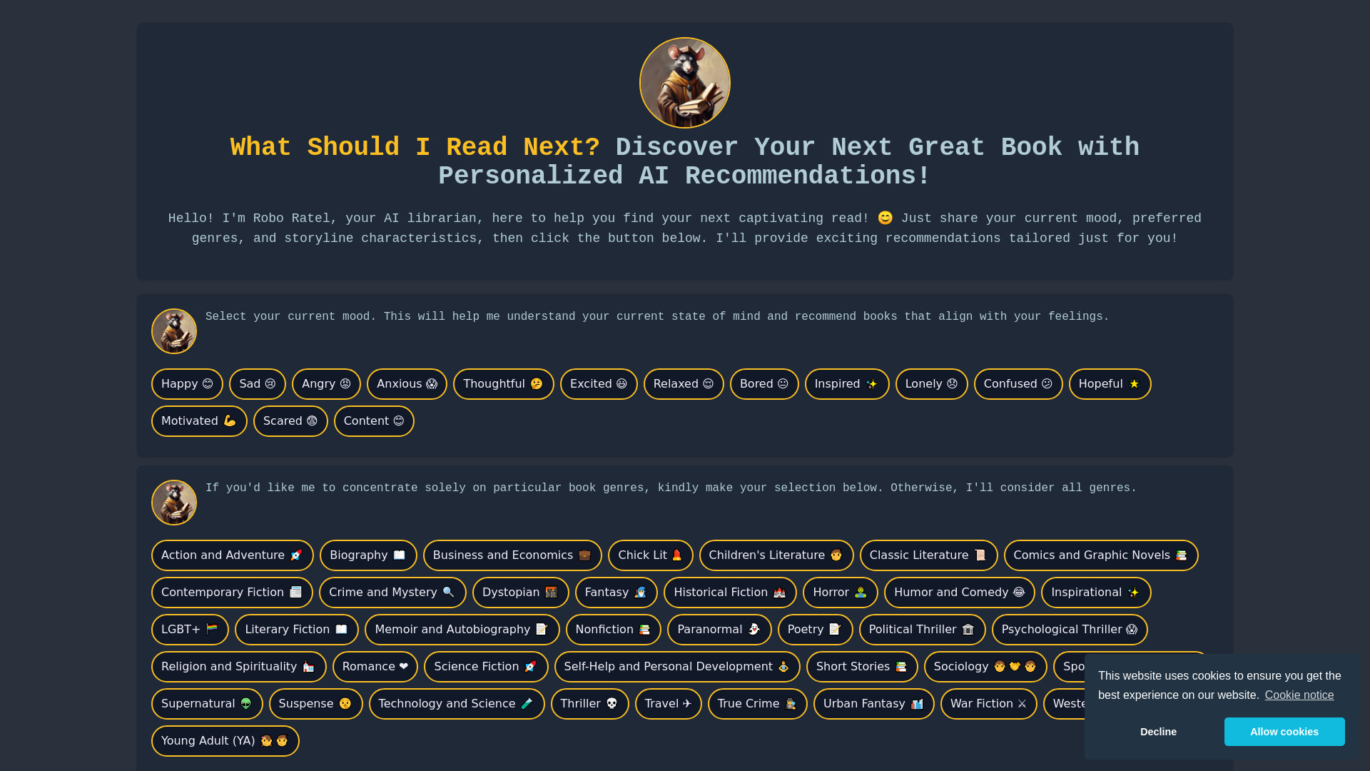 What Should I Read Next? logo