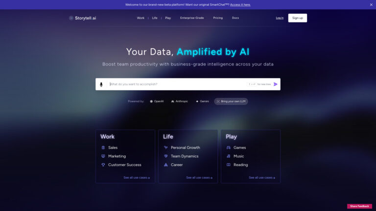 New Storytell.ai AI Tool Review