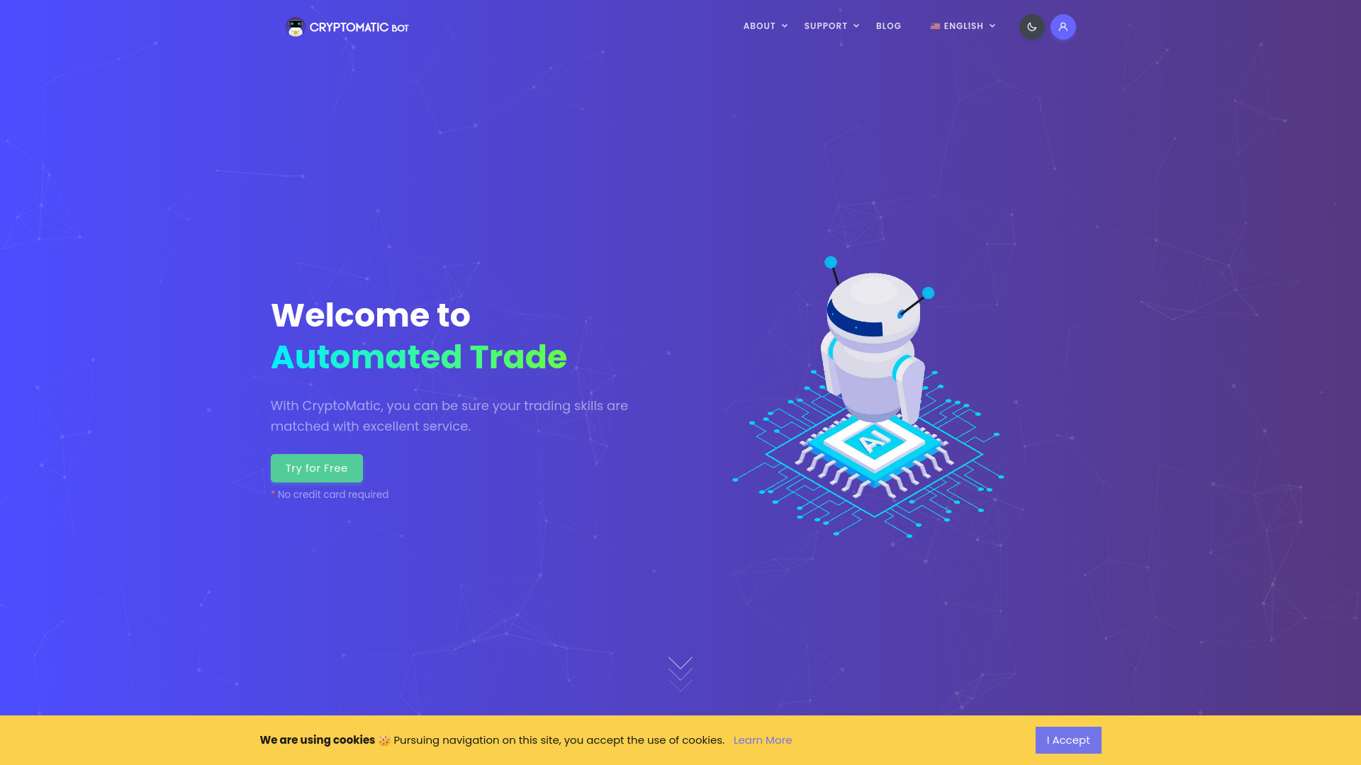 CryptoMatic Bot logo