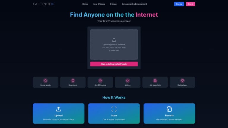 Trending Faceindex AI Tool Review