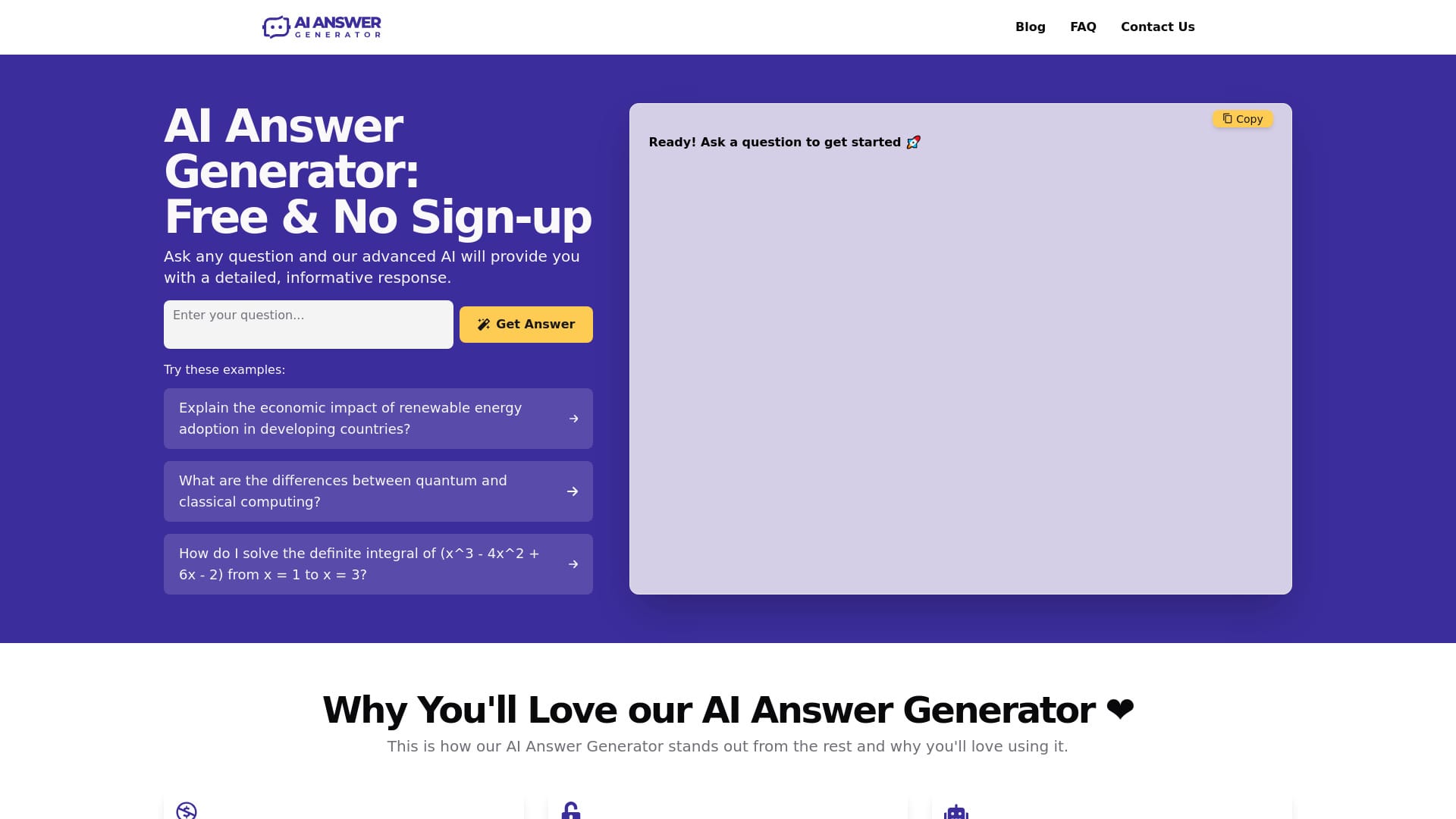 AI Answer Generator logo
