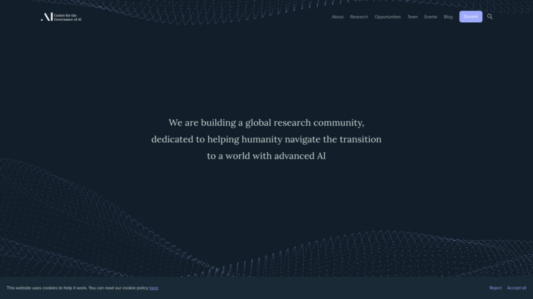 Powerful Centre For The Governance Of AI AI Tool Review