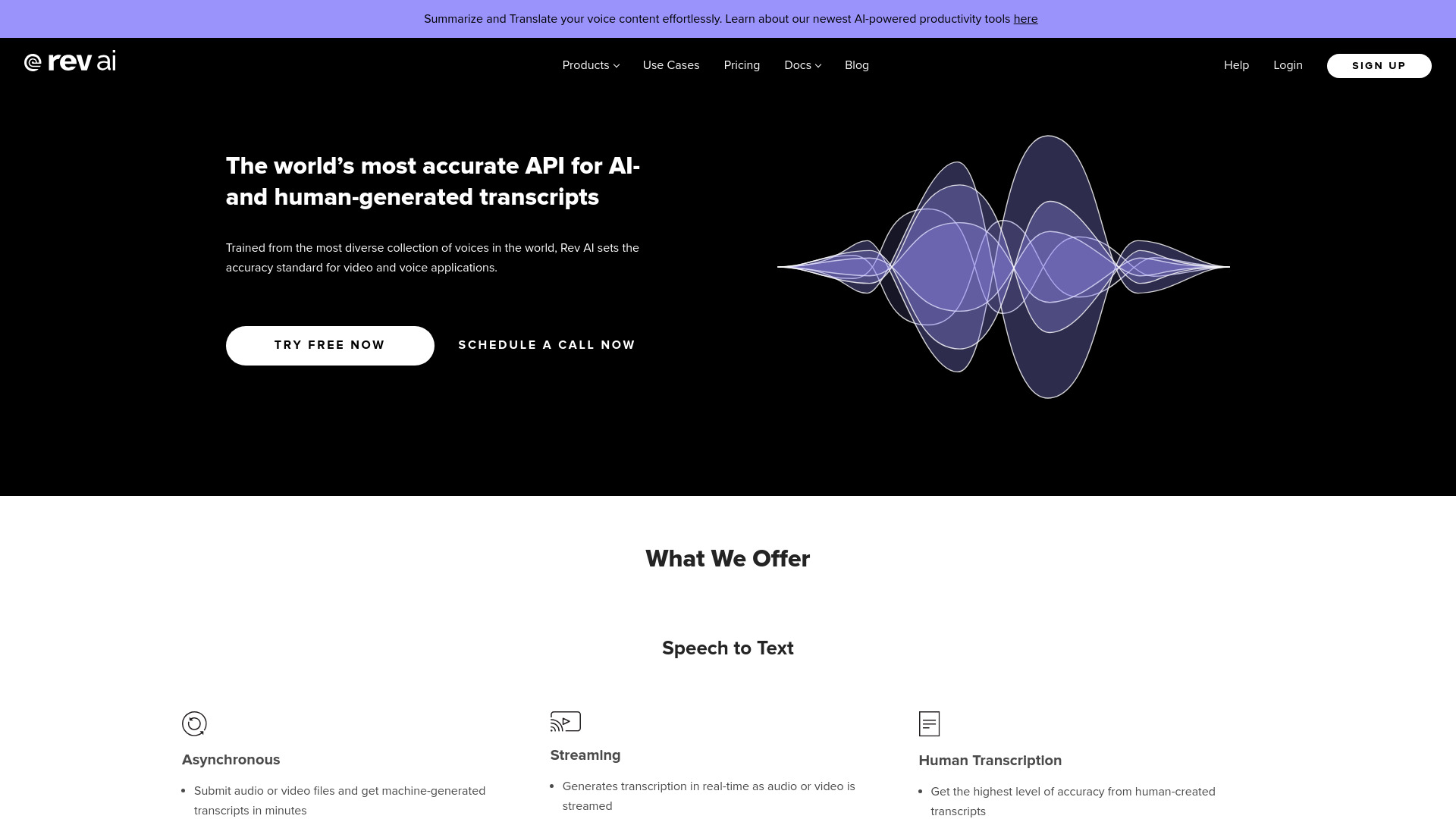 Rev AI logo