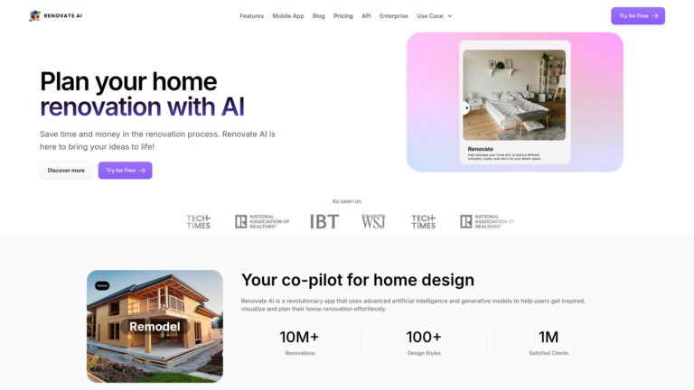 Popular Renovate AI AI Tool Review