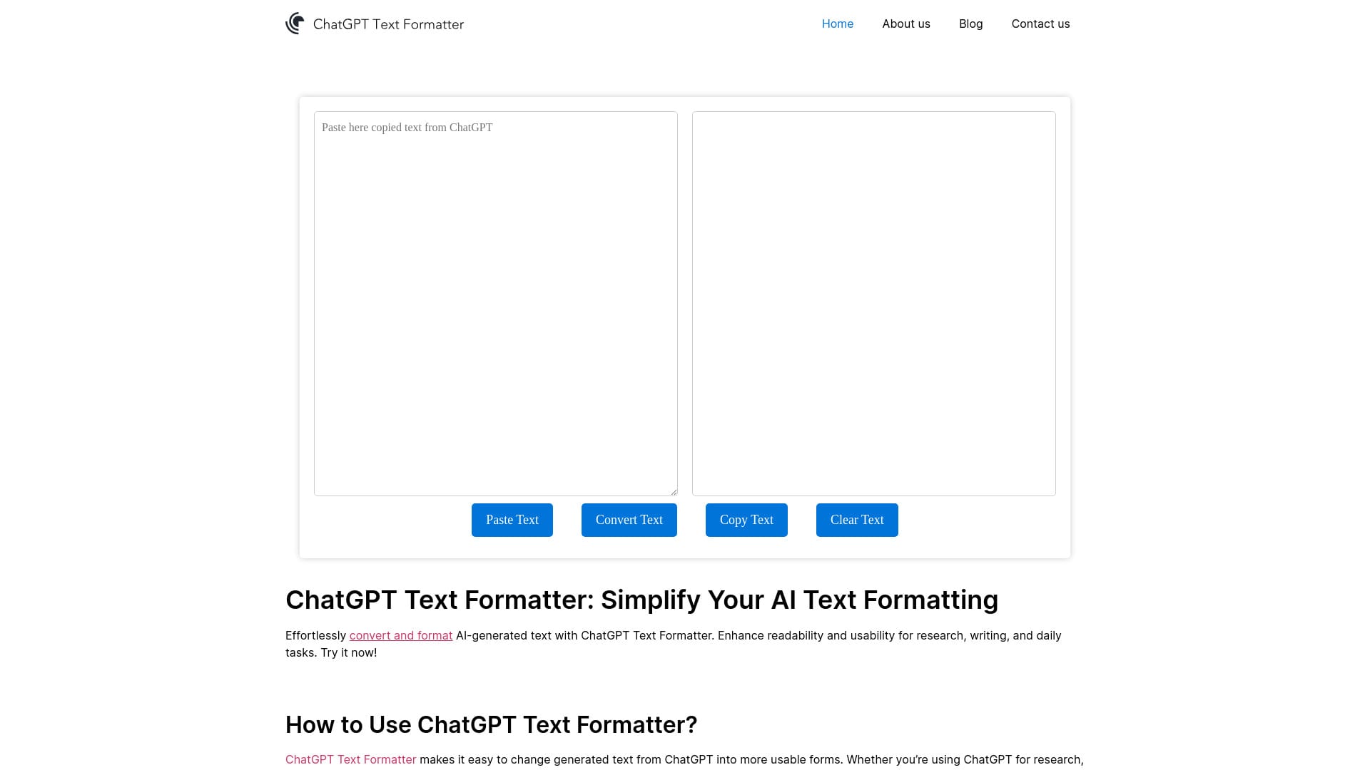 AI Text Formatter logo