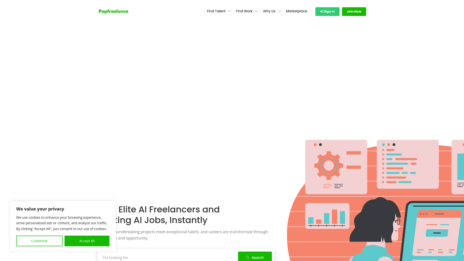 Popfreelance logo