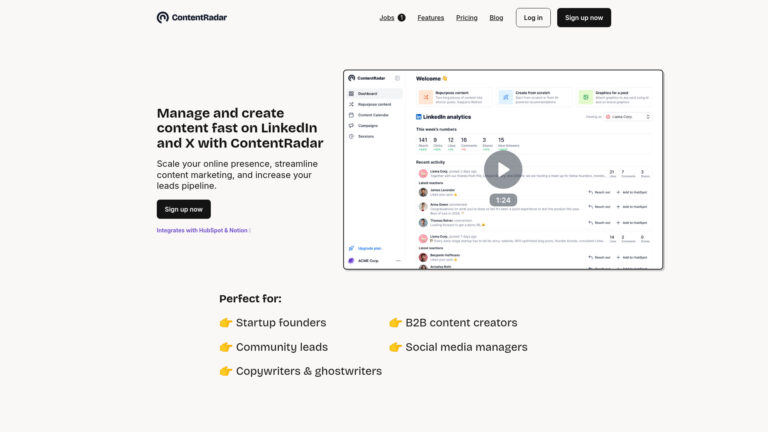 Top Contentradar AI Tool Review