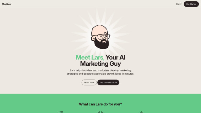 Trending Meet Lars AI Tool Review