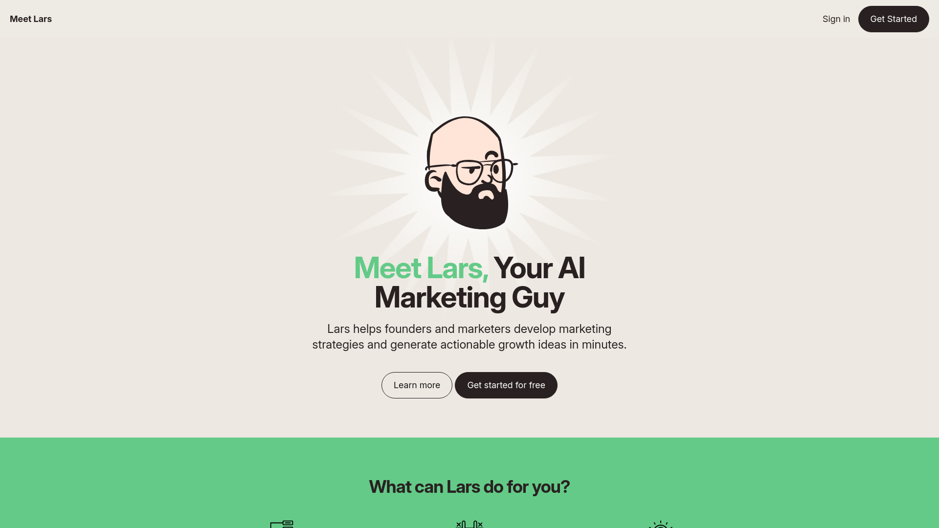 Meet Lars logo