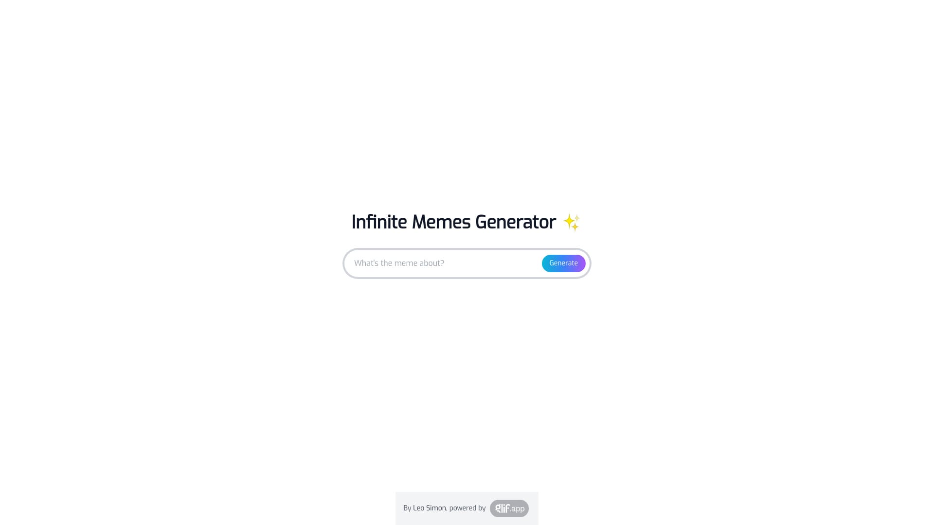 Infinite Memes Generator logo