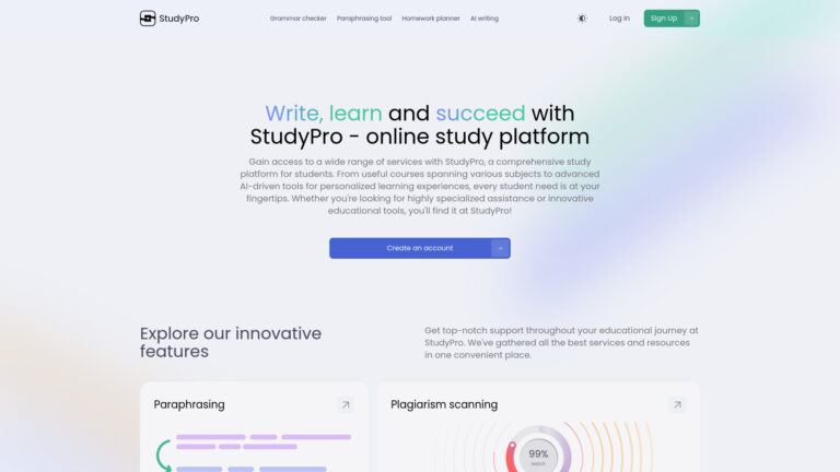 Advanced Studypro AI Tool Review