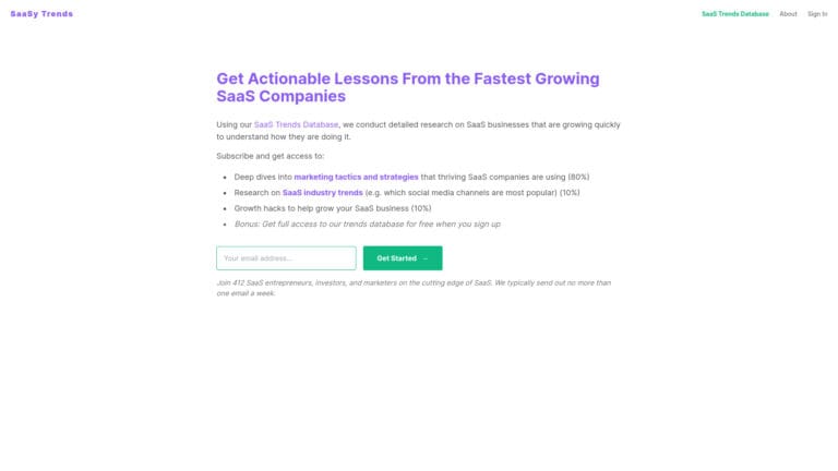 Top Saasy Trends AI Tool Review