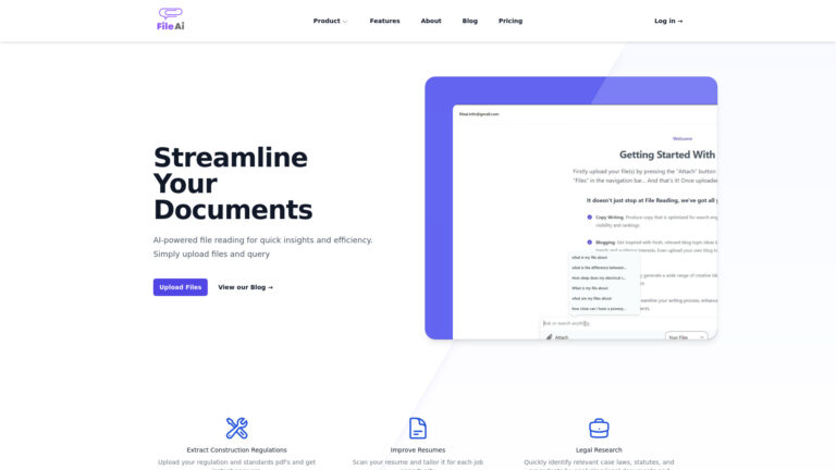 Innovative File AI AI Tool Review
