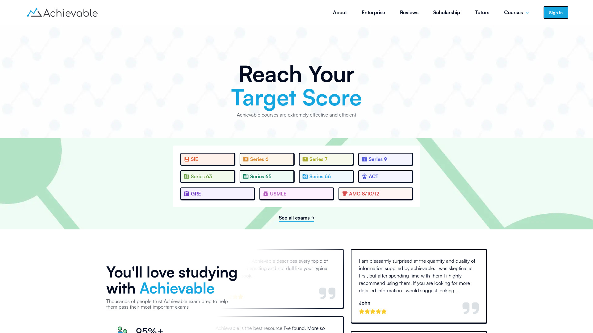 Achievable logo