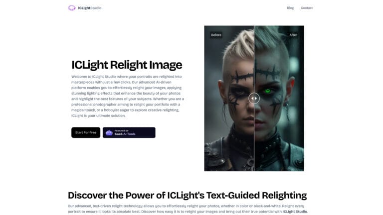 Free Iclight Studio AI Tool Review