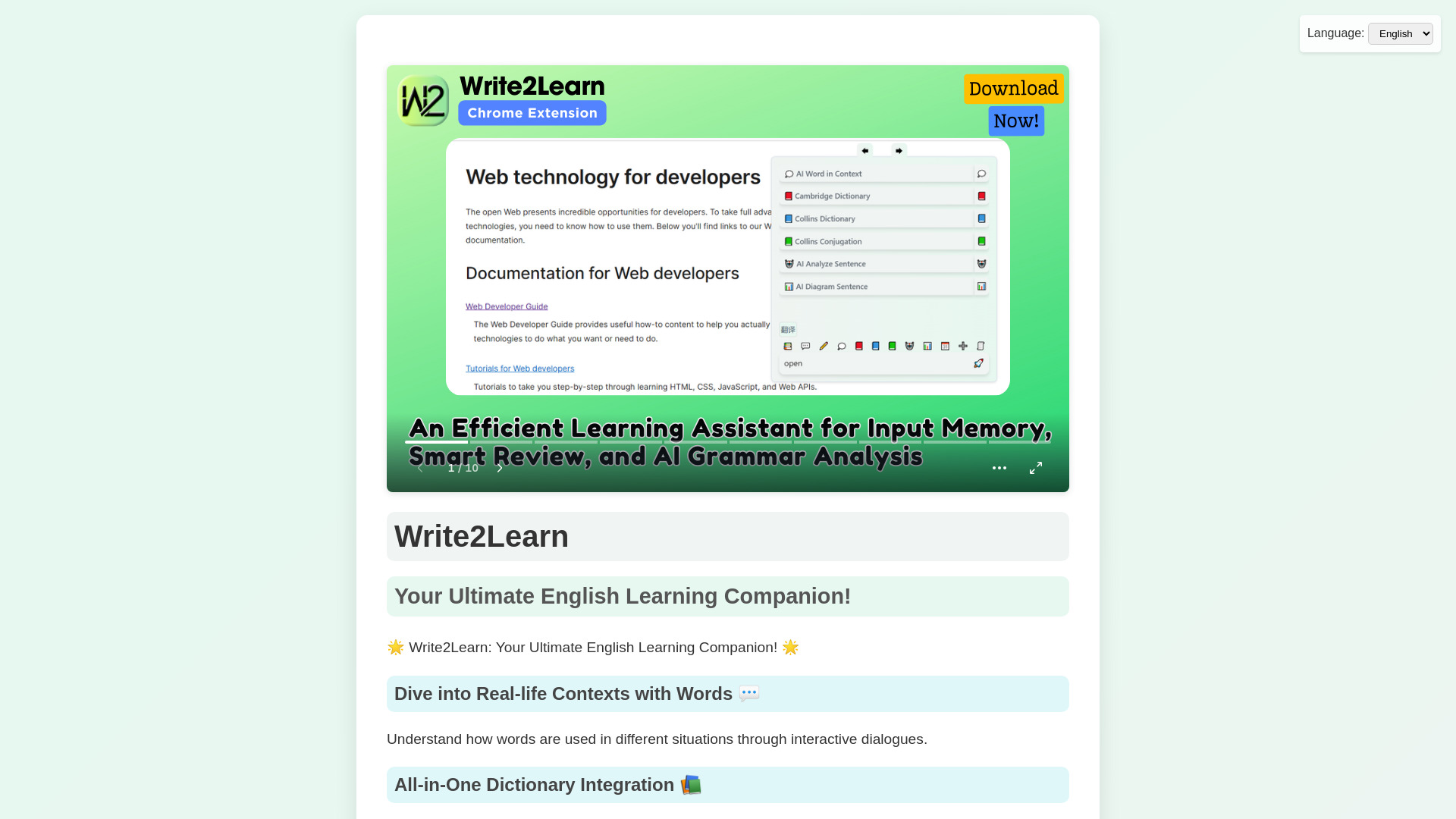 Write2Learn logo