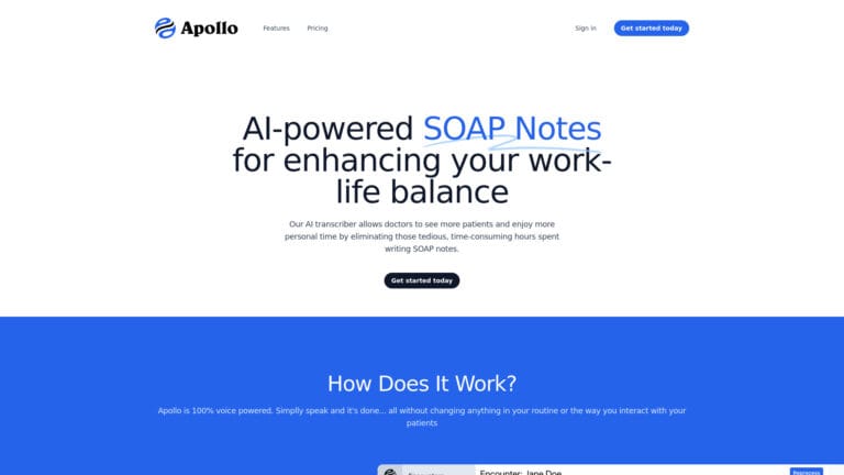 Top Apollo Health AI AI Tool Review