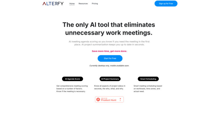 New Alterfy AI Tool Review
