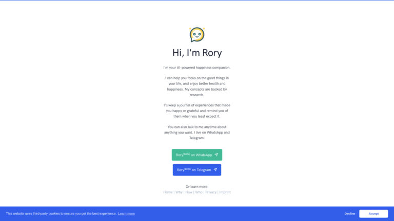 Trending Rory AI AI Tool Review
