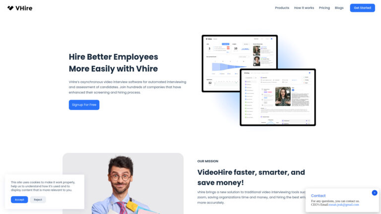 Trending Vhire.ai AI Tool Review