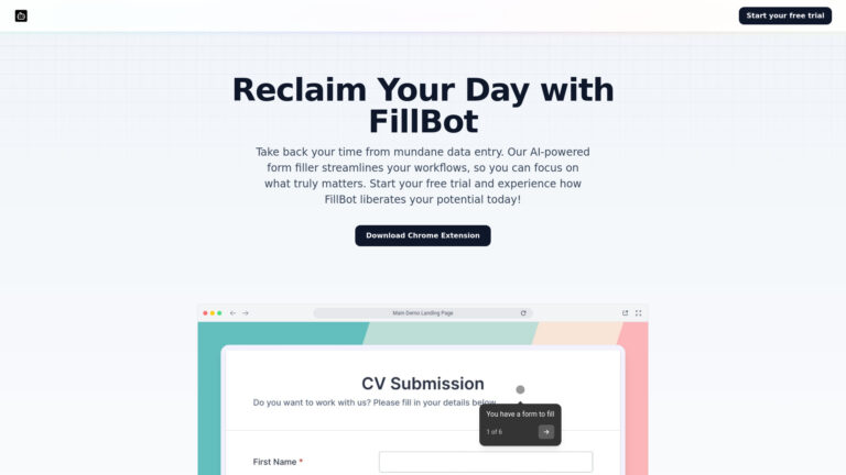 Powerful Fillbot AI Tool Review