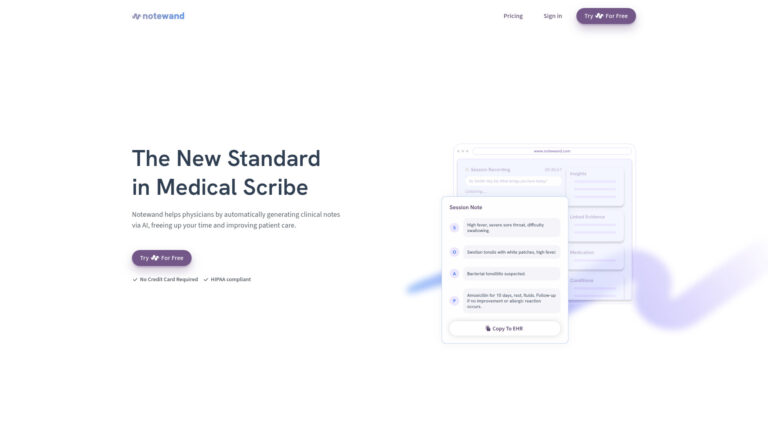 Free Notewand AI Tool Review
