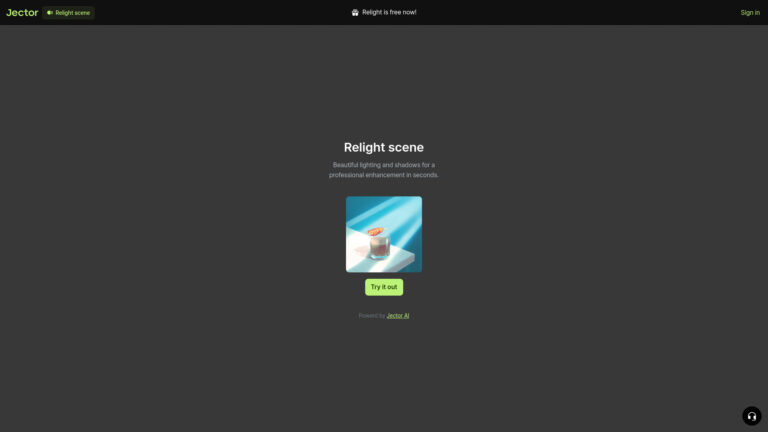 Free Jector Relight AI Tool Review