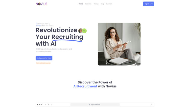 Trending Novius AI Recruiter AI Tool Review