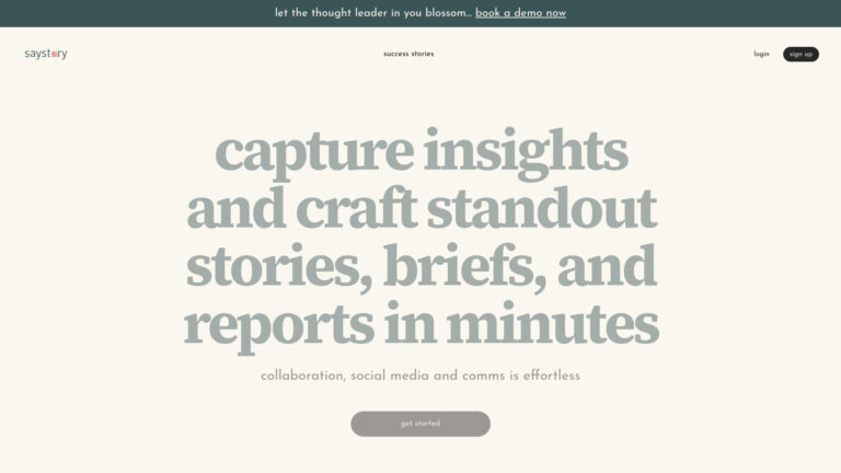Popular Saystory AI Tool Review