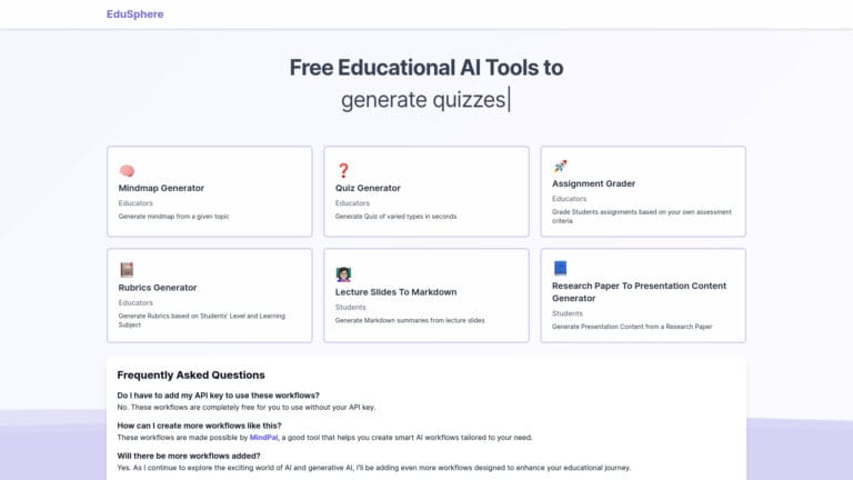 Powerful Edusphere AI Tool Review
