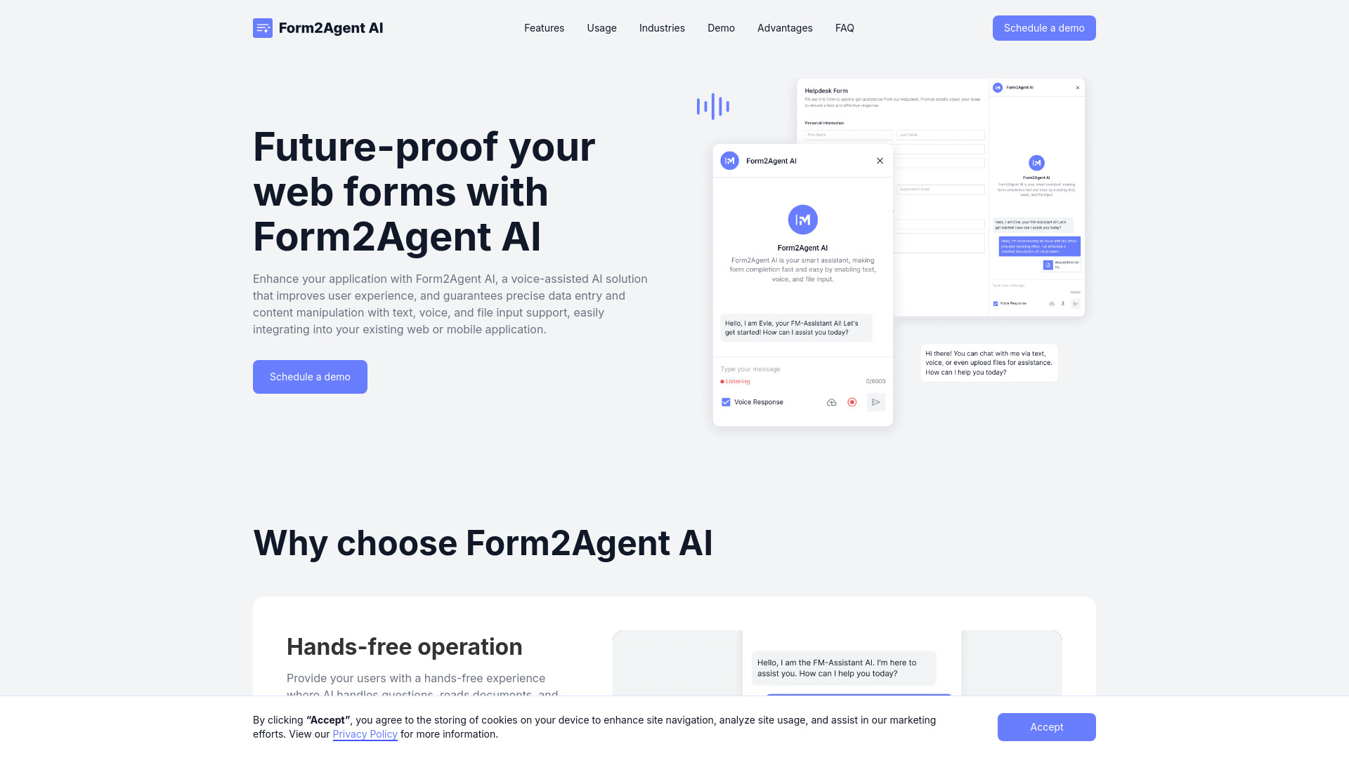 Form2Agent AI logo