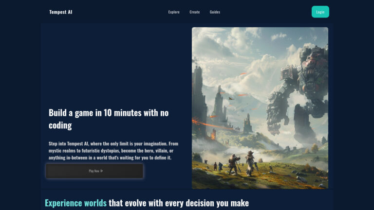 Innovative Tempest AI AI Tool Review