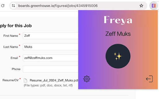 Freya ai chrome extension logo
