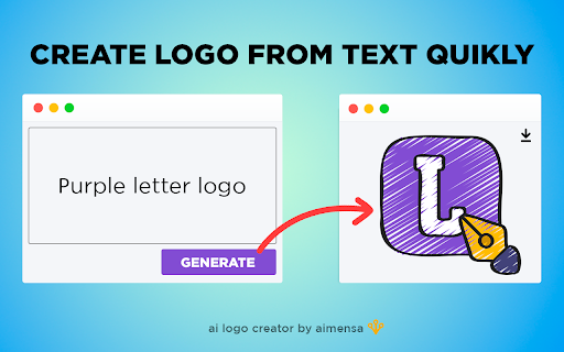 aimensa AI Logo Creator ai chrome extension logo