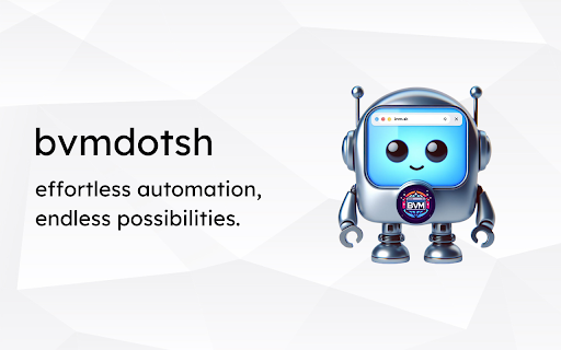 bvmdotsh ai chrome extension logo
