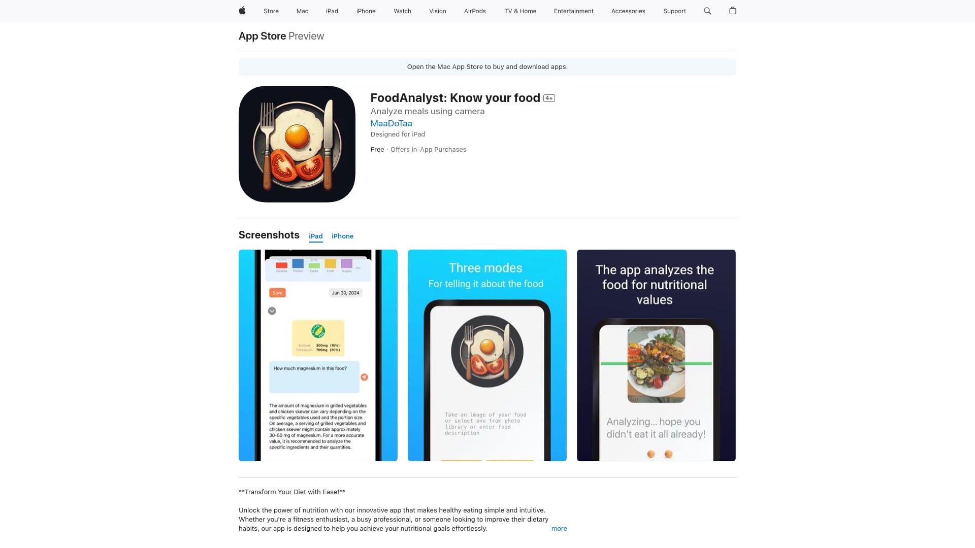 FoodAnalyst logo