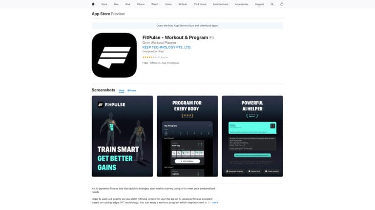 Smart Fitpulse AI Tool Review