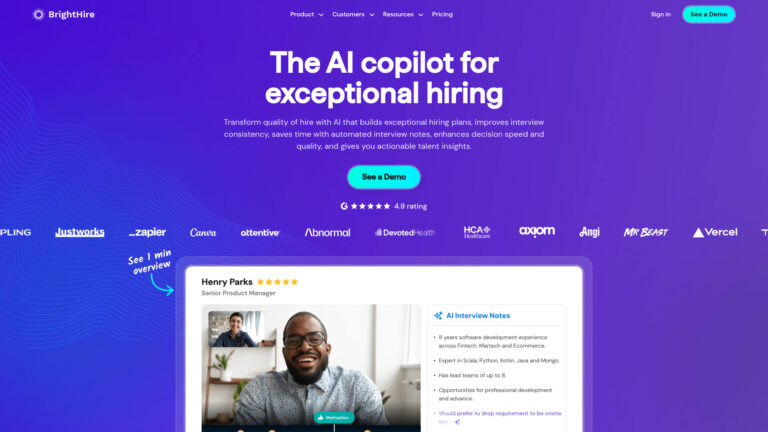 Smart Brighthire AI Tool Review
