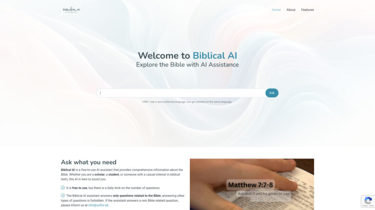Smart Biblical AI AI Tool Review