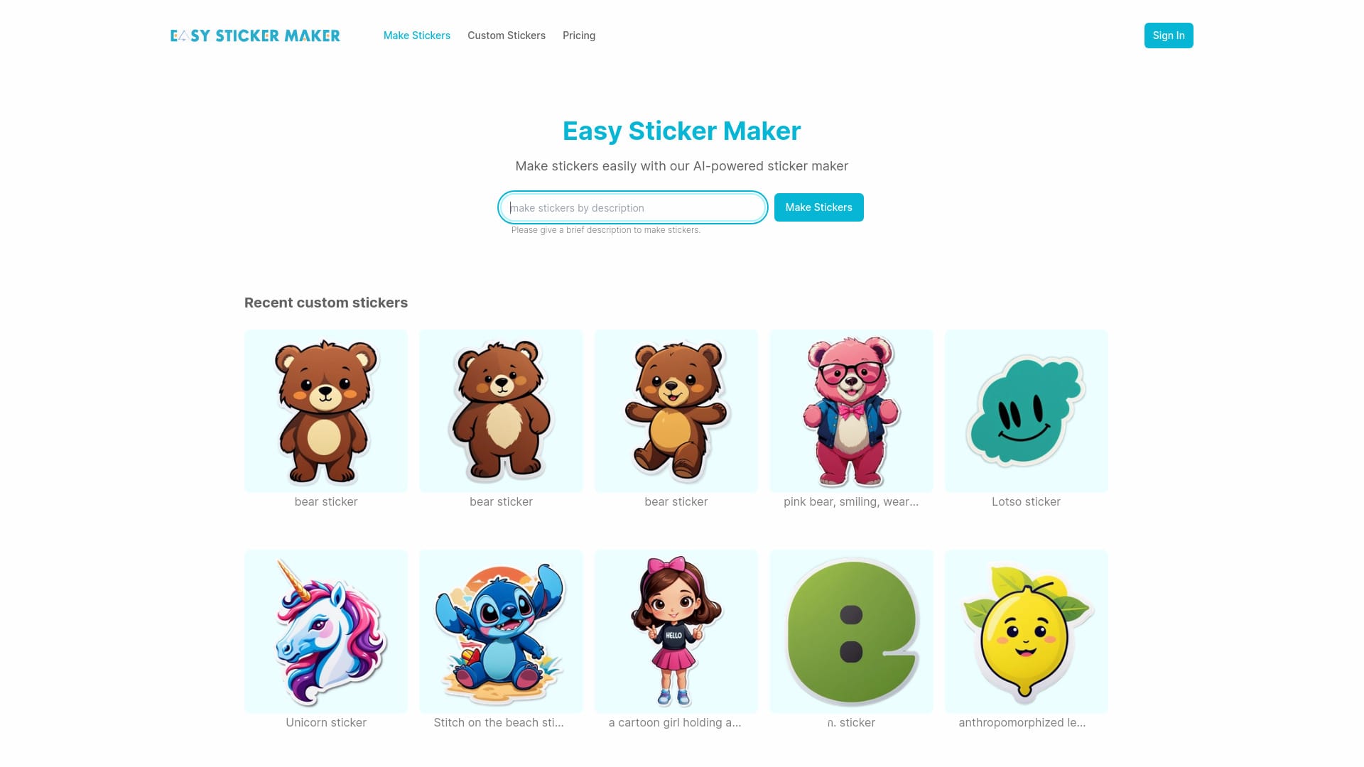Easy Sticker Maker logo