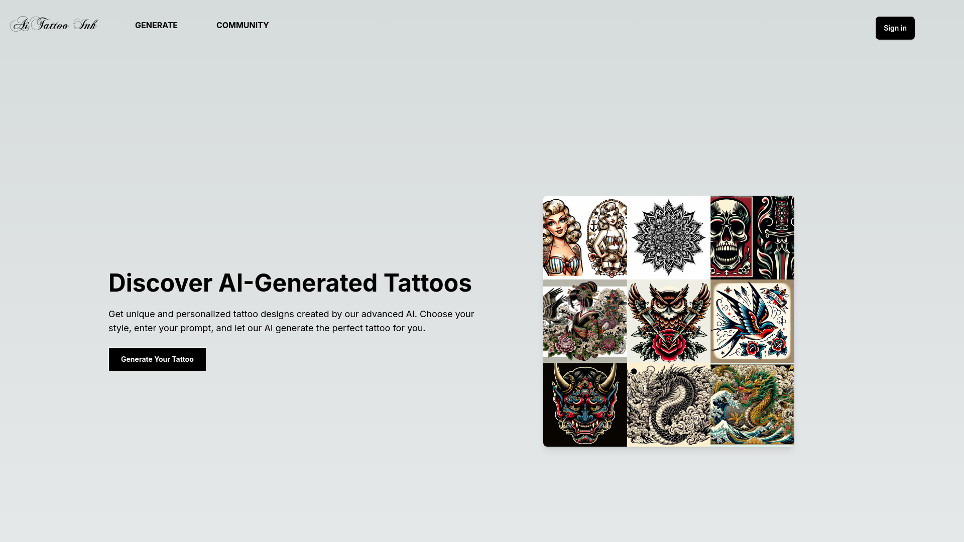AI Tattoo Ink logo