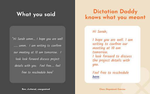 Dictation Daddy ai chrome extension logo