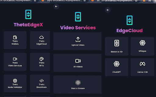 AI Coding Assistant, Smart Contract Deployment, and Theta Network Integration with Cloud Features ai chrome extension logo