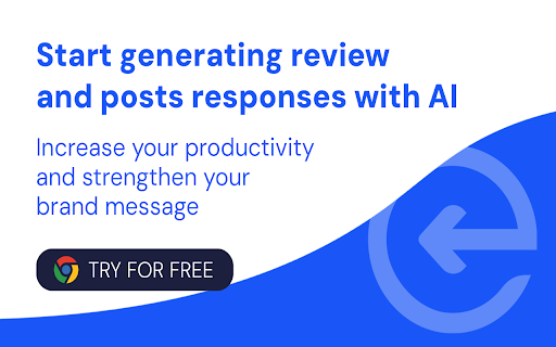 AI Review Response Generator ai chrome extension logo