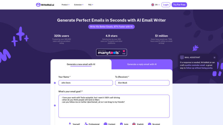 Advanced Writemail.ai AI Tool Review